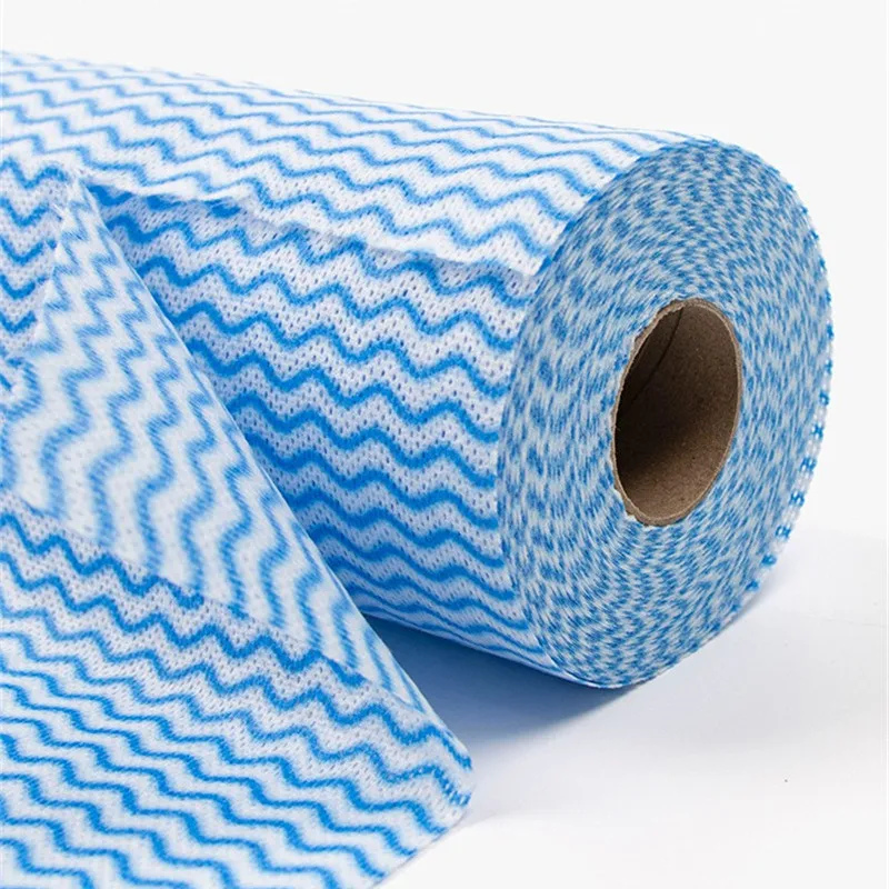 

40Pcs 20x20cm Disposable Non Woven Kitchen Towel Roll Water Absorbent Dishwashing Cloth Household Cleaning Tools