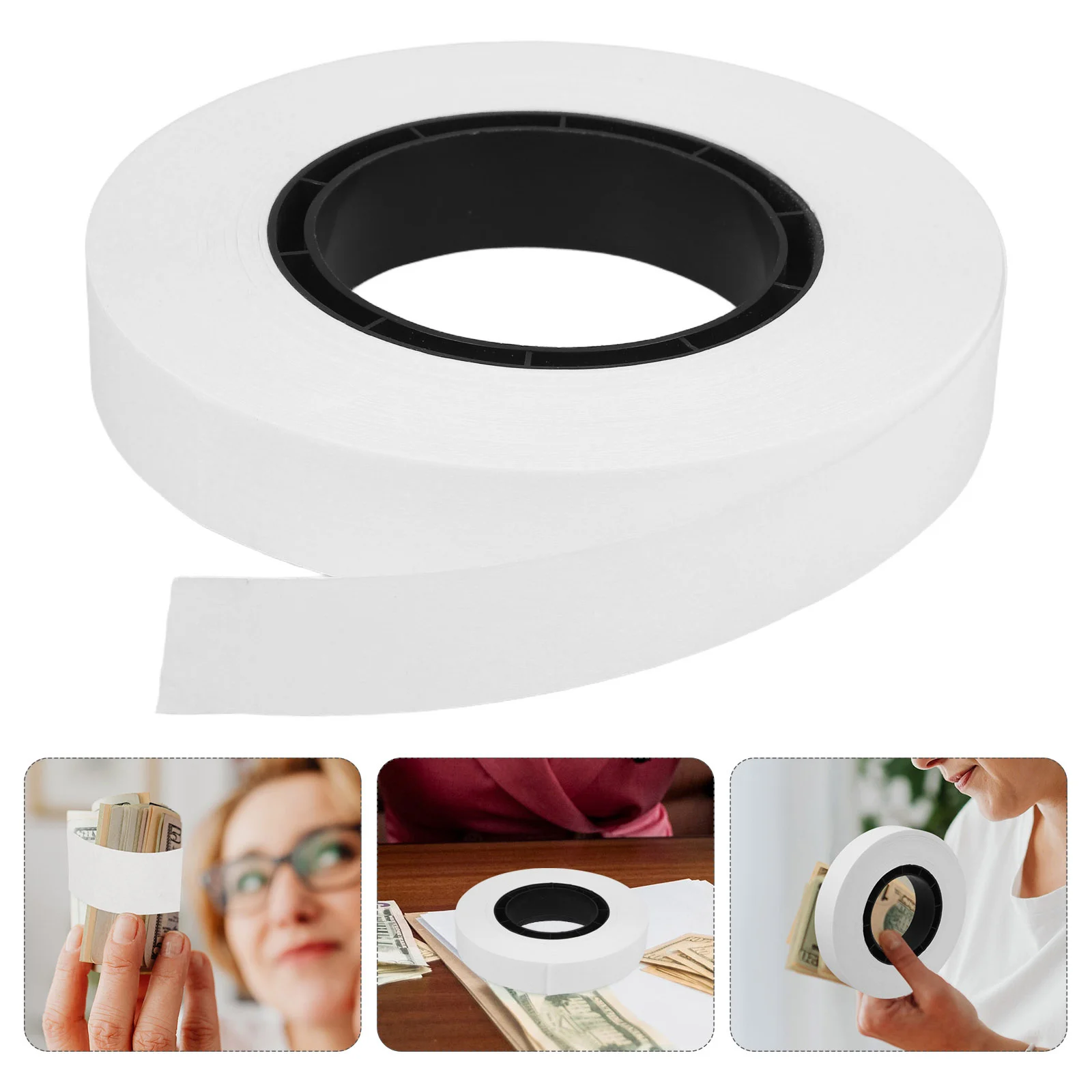 1 Roll Cash Strapping Tape for Banknote Bundling Machines High Efficiency Tight Bundling Suitable Banks Supermarkets