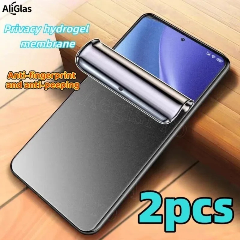 

2pcs Privacy Hydrogel Film For Xiaomi 17 13 14 15 Pro Ultra for Xiaomi 15S 12sPro Screen Protector Without Fingerprint Unlocking