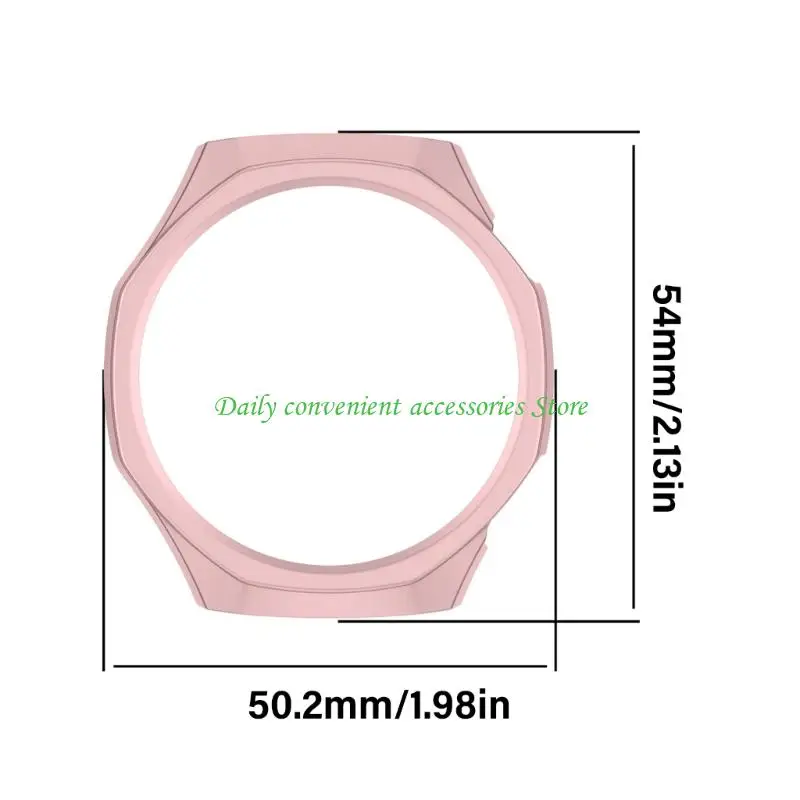 حافظة حماية بسيطة 97QB للأجهزة التي يمكن ارتداؤها مقاس 46 مم، تصميم سهل التركيب يحافظ على وظائف الجهاز مقاس 46 مم