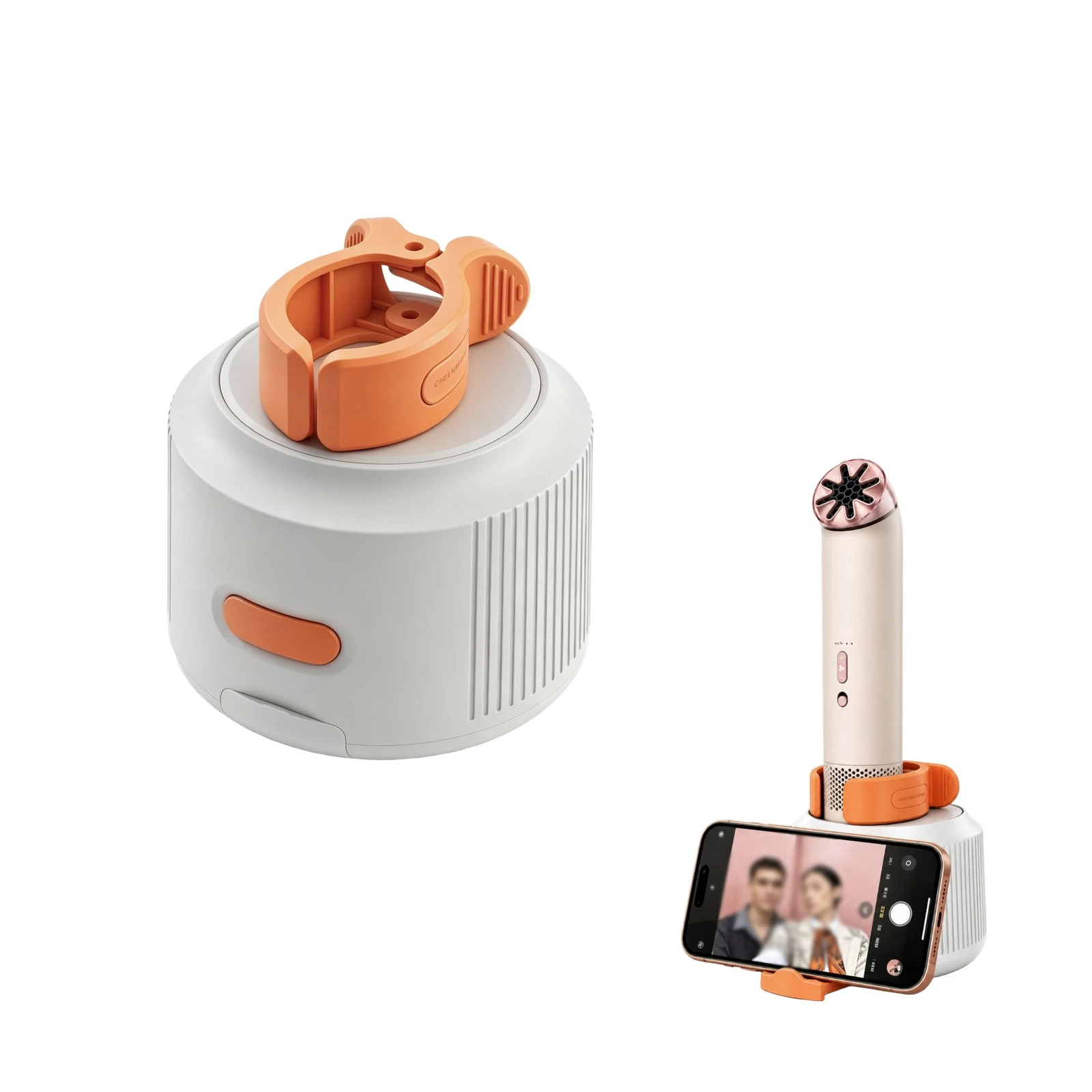Adjustable Rotating Fan Base for HushJet For Mini Cool Fan 1200mAh Rechargeable Battery 2-Level Rotation USB C Input Lightweight