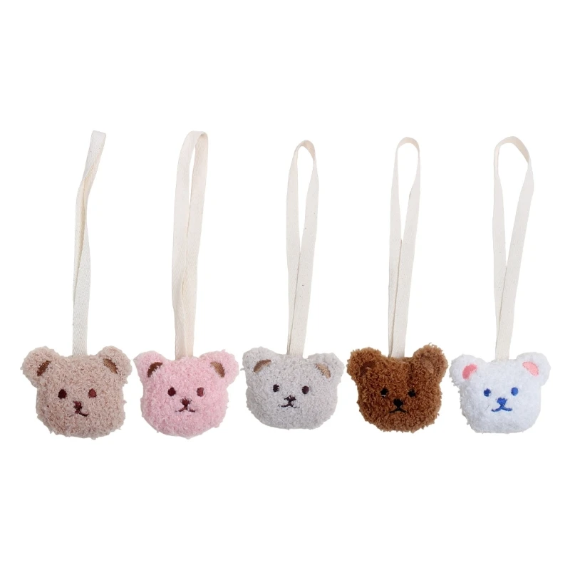 

Name Writable Baby Pacifier Chain Cartoon Plush Bear Teether Water Cup Lanyard Strap Anti Loss Pendant Decoration