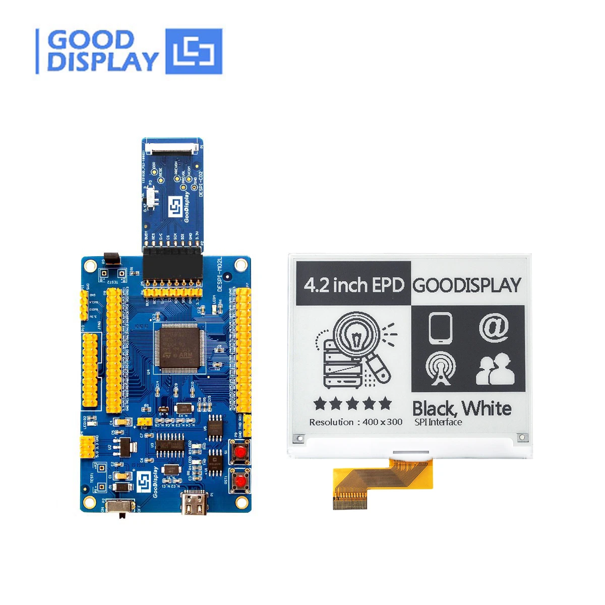 

4.2 inch E-Paper Display STM32 Epaper board module, GDEY042T81 with STM32 Demo Kit