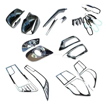 Dodge Journey Fiat Freemont 2012 - 2016 için ABS krom far arka lambası ön arka sis lambası kapı kase çerçeve Sticker kapak