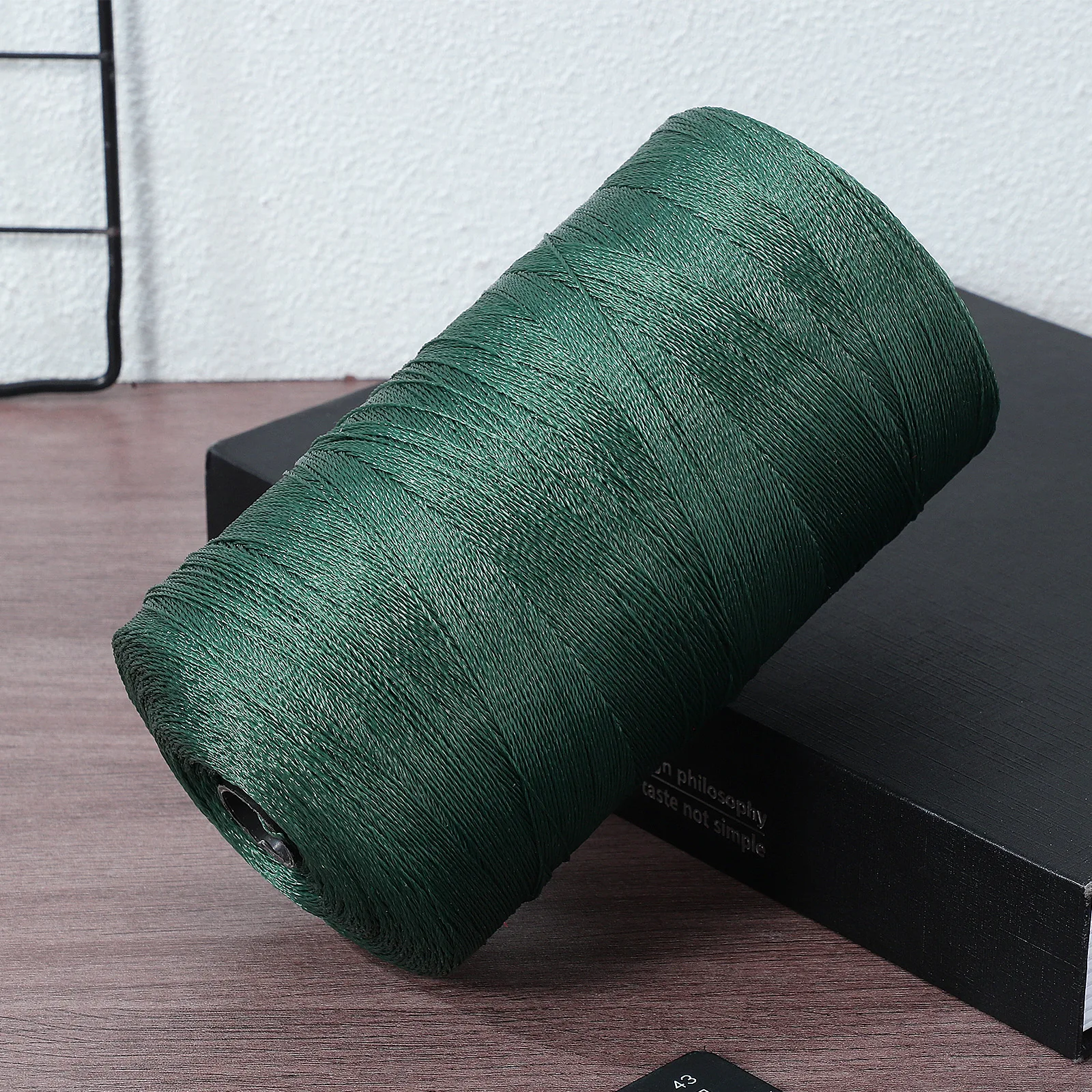 1pcs Twine 6 Fishing Net Re[Air Supplies Strands Braided Nylon Rope Dark Green Multipurpose Fishing Nylon Rope Supplies