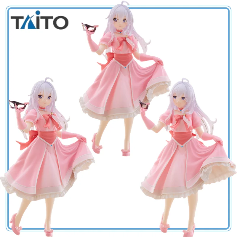 

【Authentic】TAITO Original Majo No Tabitabi Elaina Coreful Figure Kamen Dress Ver. Anime Cartoon Garage Kit Gifts Toys Model
