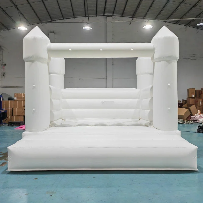 10ft Party Inflatable Bouncing Bounce House PVC Inflatable Bouncer White Jumping Castle For Rental