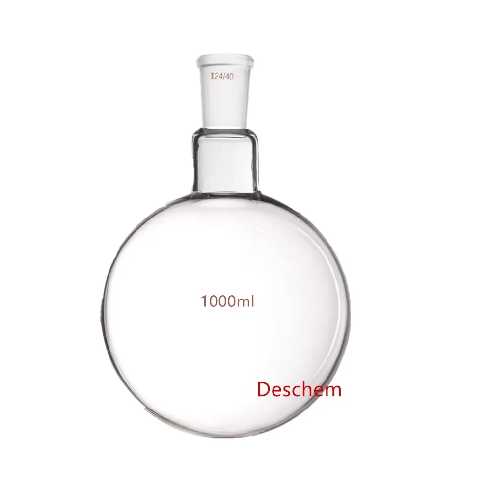 1000ml 24/40 Glass Distillation Vacuum Apparatus W/500ml  Erlenmeyer Flask Lab Chemistry Kit