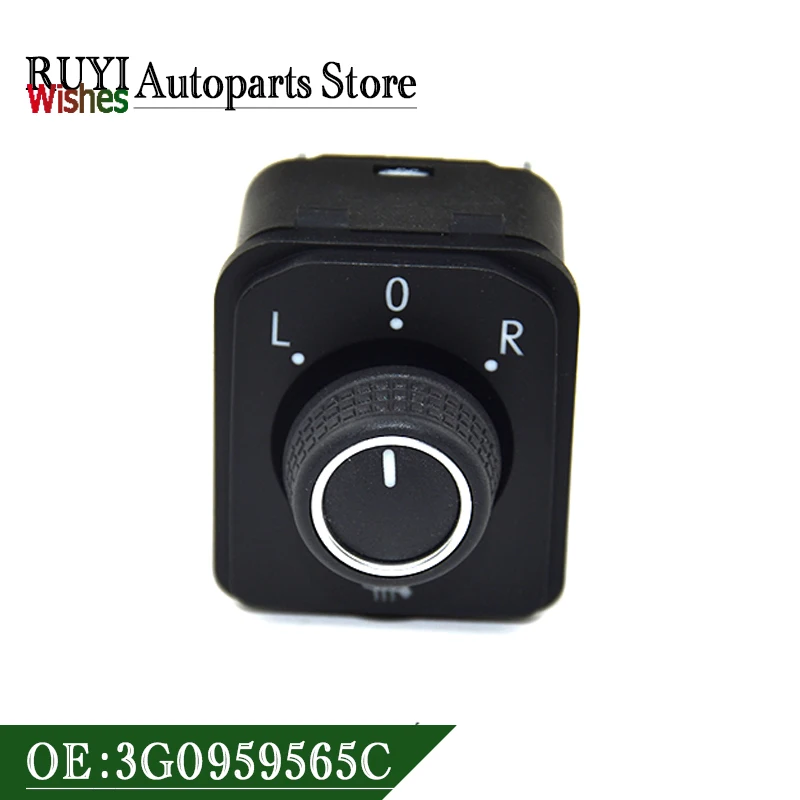 New Electric Folding Mirror Rearview Mirror Control Switch 3G0959565C 5TD959565 For Volkswagen Tiguan Seat Passat 2016-2018