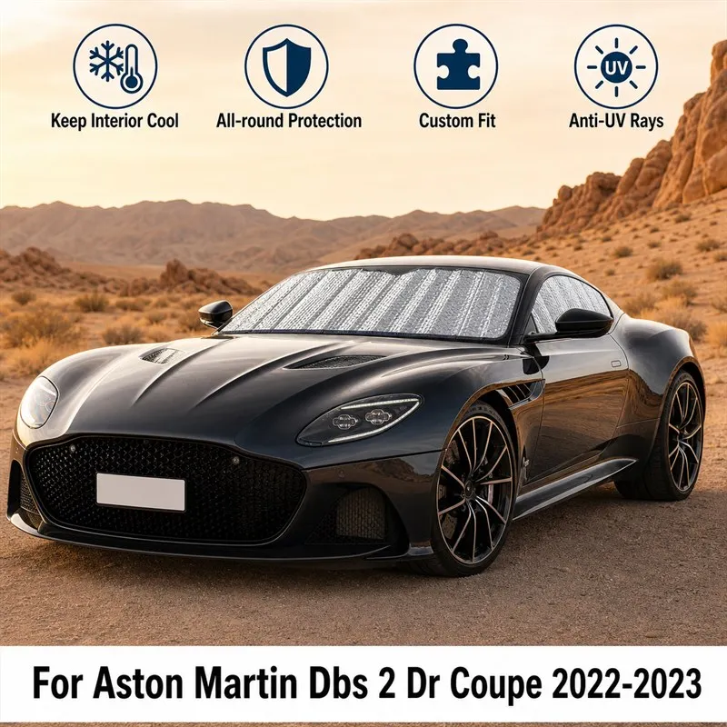 For Aston Martin Dbs 2 Dr Coupe 2008-2009 Full Set Car Window Sunshades UV Block Privacy Heat Insulated Foldable Car Curtain