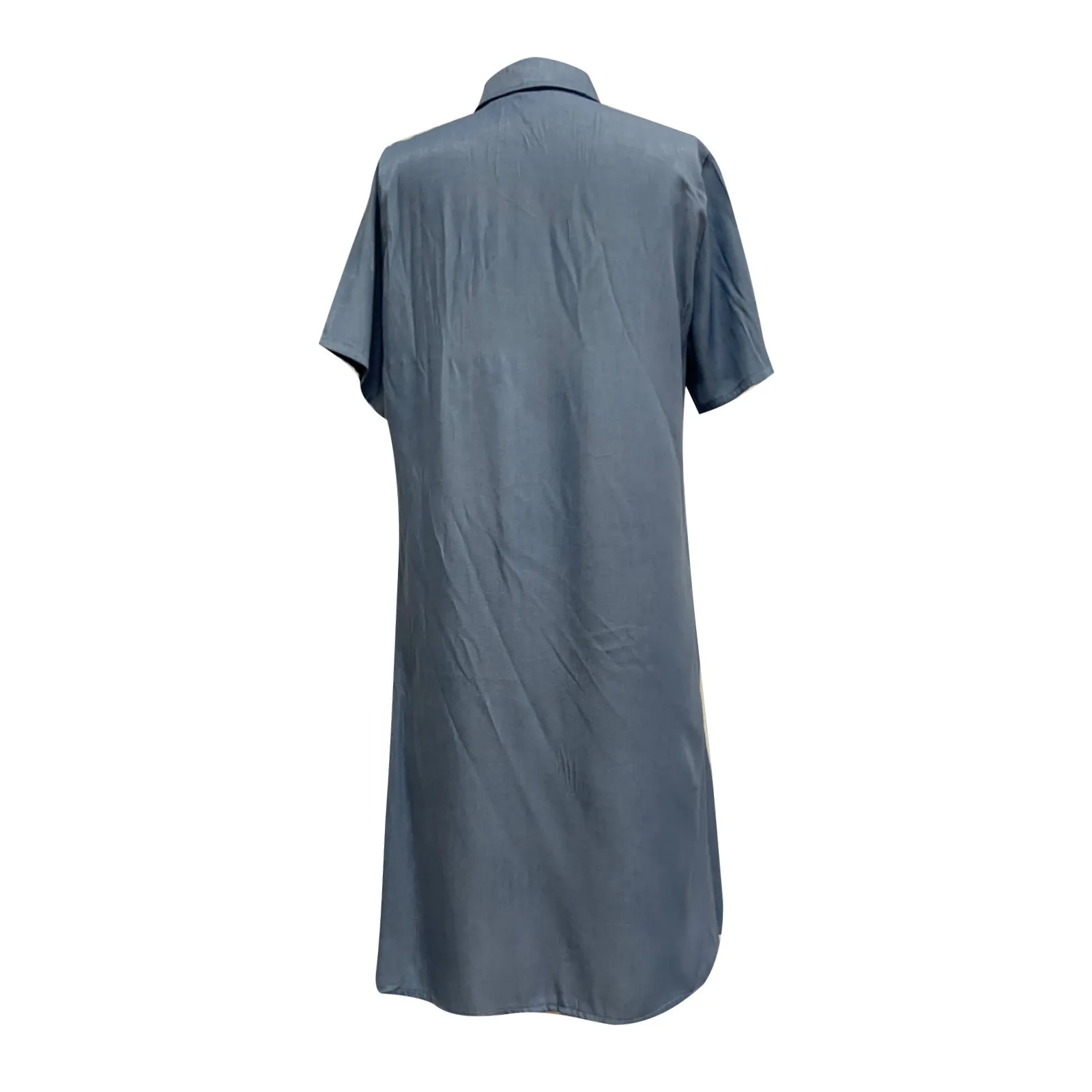 تنورة جينز مع زهور للنساء ، فساتين بطول الركبة ، شبكة غير رسمية ، أزرار متعددة ، فضفاضة كلاسيكية ، عالية الجودة ، الموضة ، الصيف