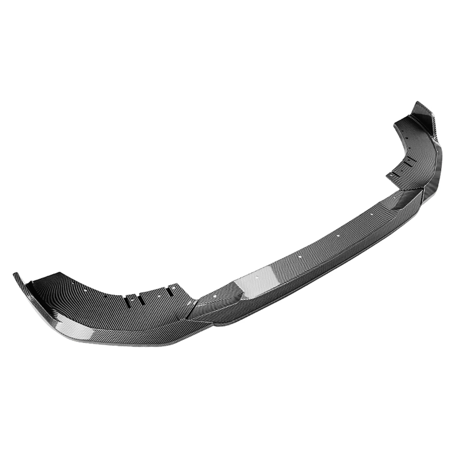 Front Bumper Spoiler Lip For BMW 2 Series G42 Coupe M Sport 2022-2024 2 Door Carbon Fiber Look/Gloss Black Lower Body Protector