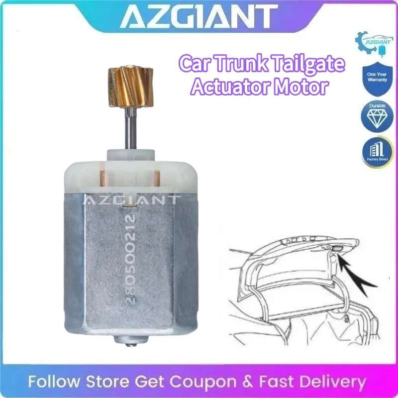 AZGIANT Trunk Drive Unit Motor for 2020-2024 Audi A3 8Y MK4 Tailgate Latch Motor Replacement