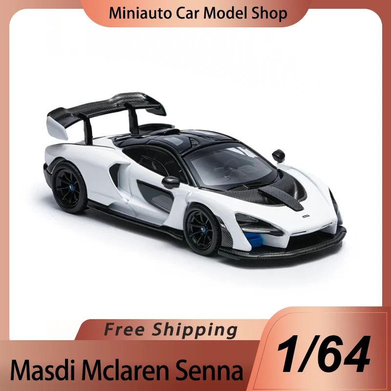 Новинка-в-наличии-masdi-1-64-mclaren-senna-спортивный-автомобиль-синий-черный-сплав-миниатюрная-литая-под-давлением-модель-cvl1200-коробка-blakc-игрушка-подарок-для-детей