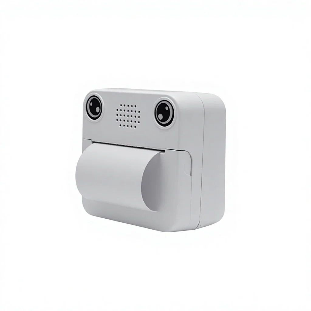 MIni Wireless Portable AI Printer with LCD Screen 58mm Thermal Voice/Photos/ Taking Photos/Text/Images/Notes Documents Printer