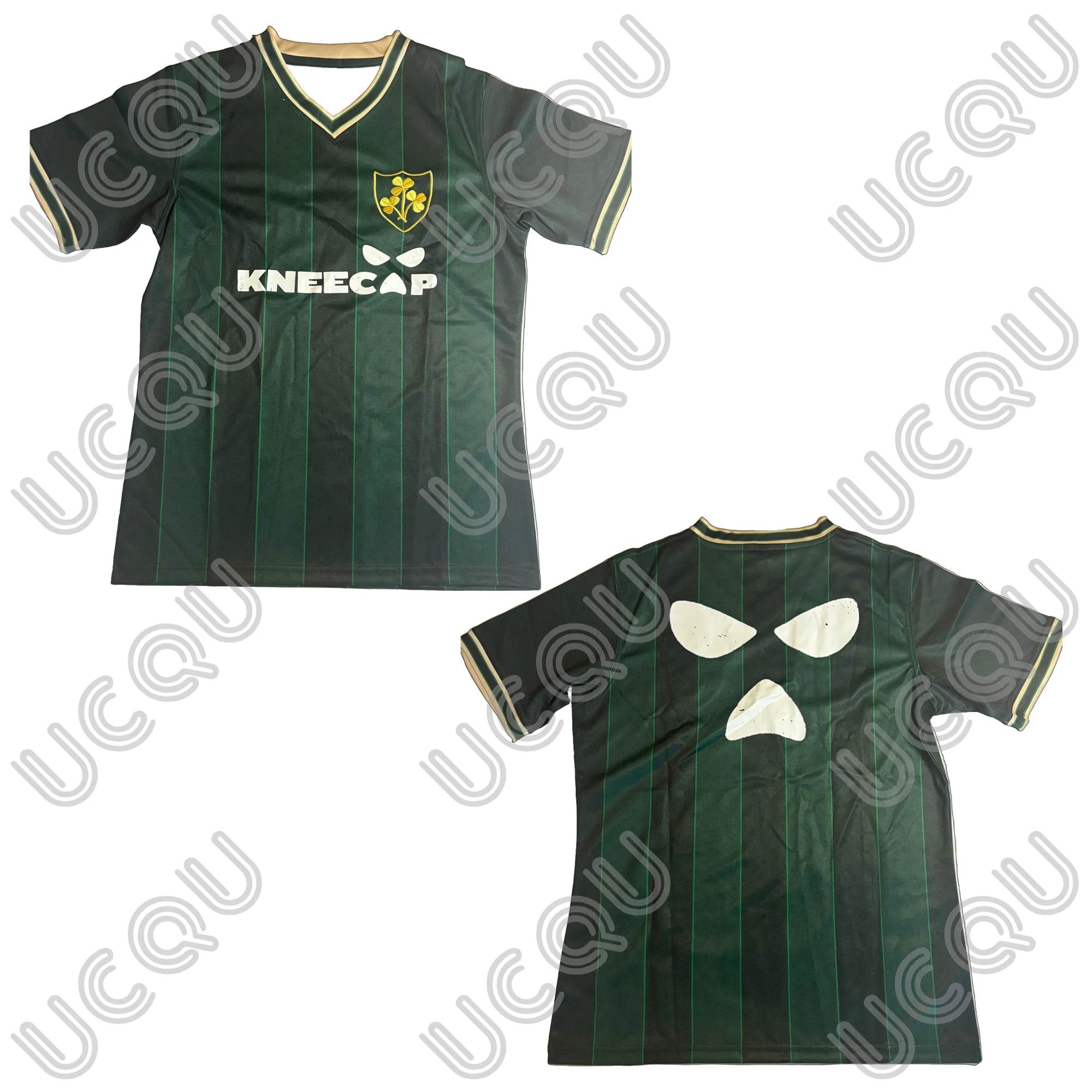 2026 Kneecap Jersey Kneecap Retro Green Jersey Quick-Drying Breathable Kids Adults T-Shirt Tops Clothing
