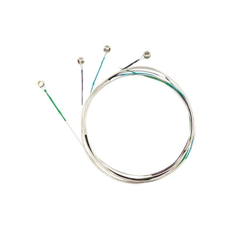 4Pcs/pack Full Set Quality Violin Strings Size 1/2 1/4 Violin Strings Steel Strings G D A E Strings Guitar Accessories
