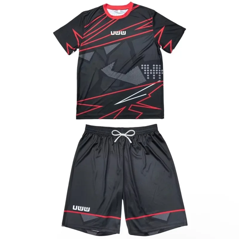 

2026 New Simple Wind-Drying Combat Suit Men's Breathable Short-Sleeve Sleeve and Shorts Jiu-Jitsu Anti-Abrasion Sportswear