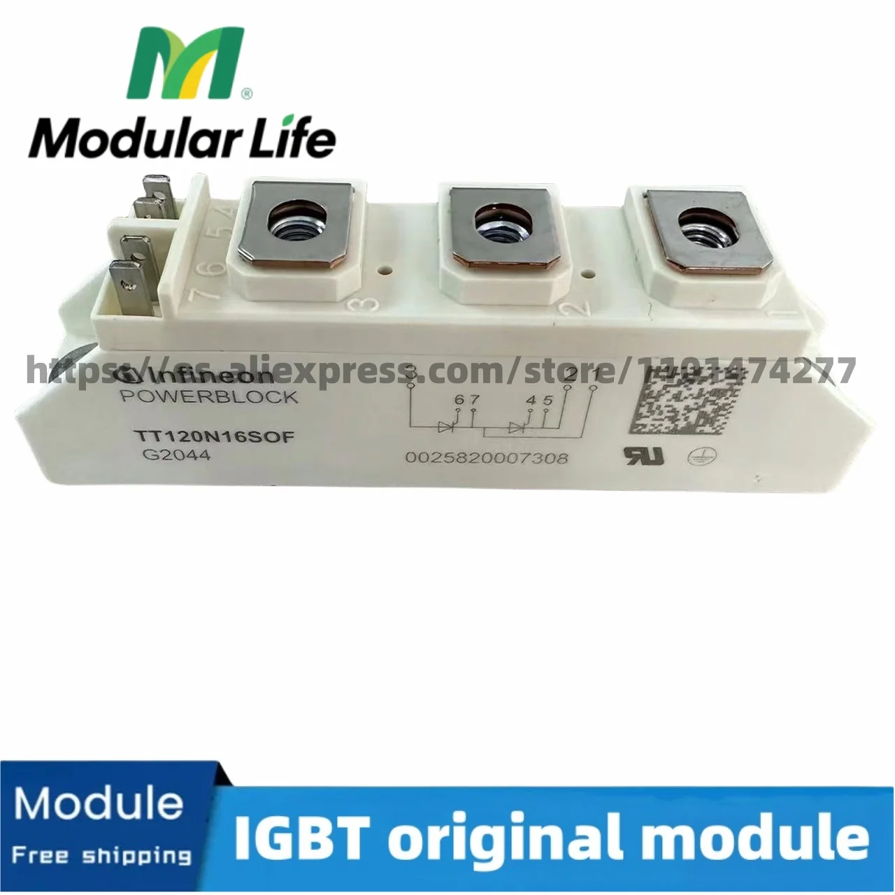 

TT120N16SOF TT120N16SOFB01 TD120N16SOF TT160N16SOF Original module