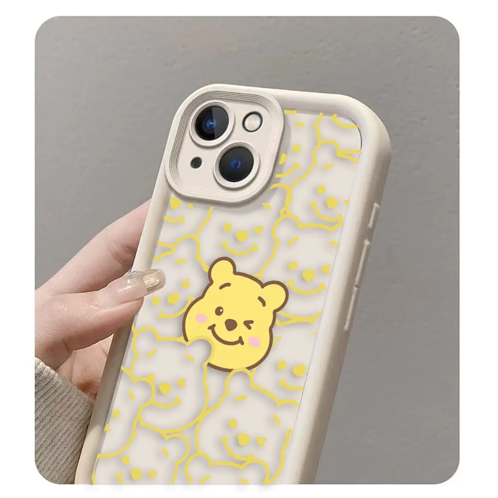 Cute Bear Winnie The Pooh Phone Case For OPPO REALME C21Y C30 C33 C35 C53 C55 C63 C65 C67 5 7I 8 11 12 GTMASTER GT3 GT6 50 Case