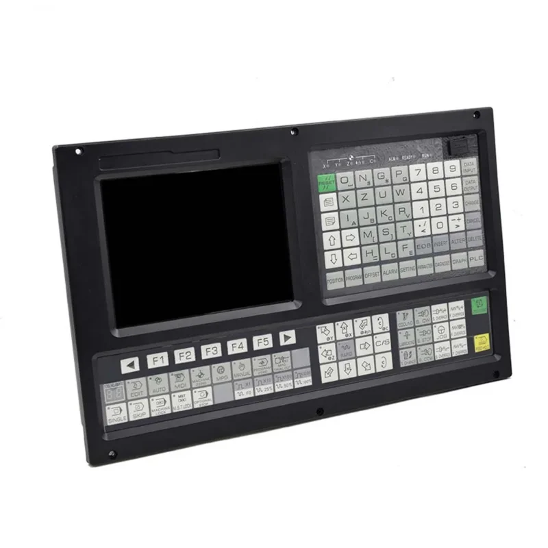 Sistema de control de torno CNC 980TC compatible con PLC ATC, kit de 2 ejes, controlador de torno CNC, pantalla de 8 pulgadas, función PLC, panel Tac