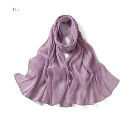 

Soft Transparent Polyester Headscarf Lightweight Summer Shawl Wraps Crepe Hijab Scarf For Women Beach Wedding Party Fashion