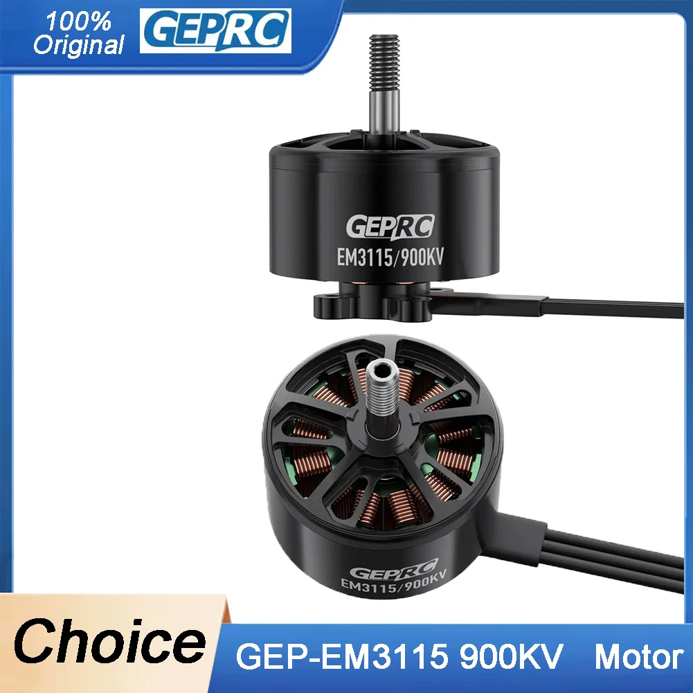 

EM3115 3115 Бесщеточный двигатель 900 кВ 6S LiPo с высоким крутящим моментом для 8-10 дюймов FPV Дрон дальнего действия Mark4 LR10 Запчасти для дронов DIY 1