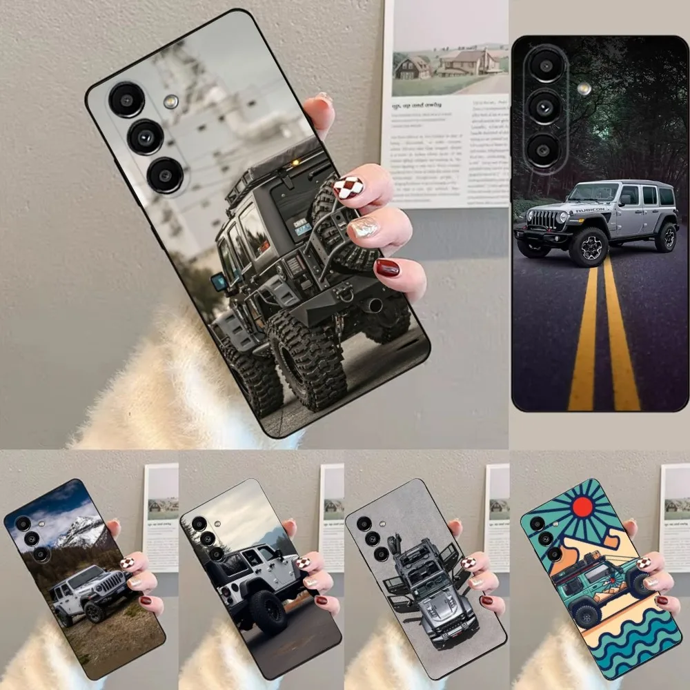 

CAR Jeeps-S off-road SUV Phone Case For Samsung S24,23,22,30,21,10,9,Ultra,Plus,Lite,FE,Soft Silicone Black Cover