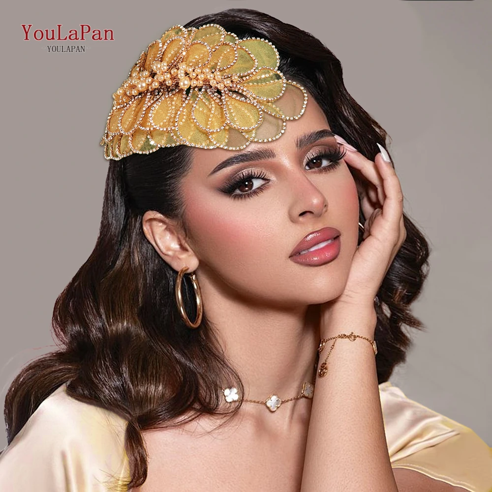 YouLaPan Imitation Pearl Hair Accessories Wedding Bridal Hairband Women Fashion Headband Banquet Party Headpiece HP681