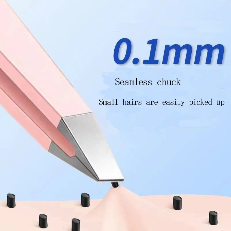 

Eyebrow tweezers Stainless steel plucking tweezers Eyebrow trimming knife Beard pulling tool Flat bevel edge