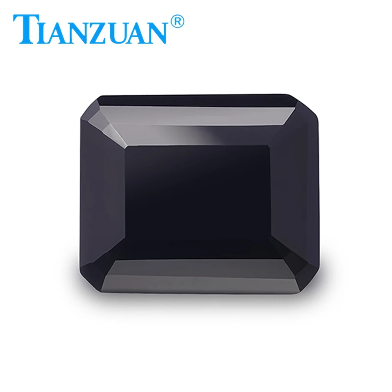 

7.94ct Octagonal Shape Natural Spinel Black Color Brilliant Cut Loose Gem Stone with GRC Certificate