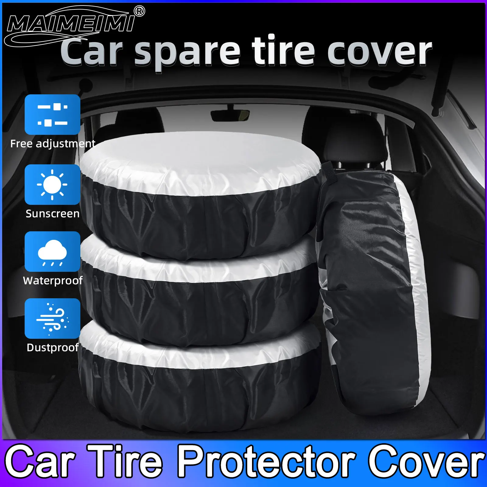 Qc 4Pcs Tire Cover … - image