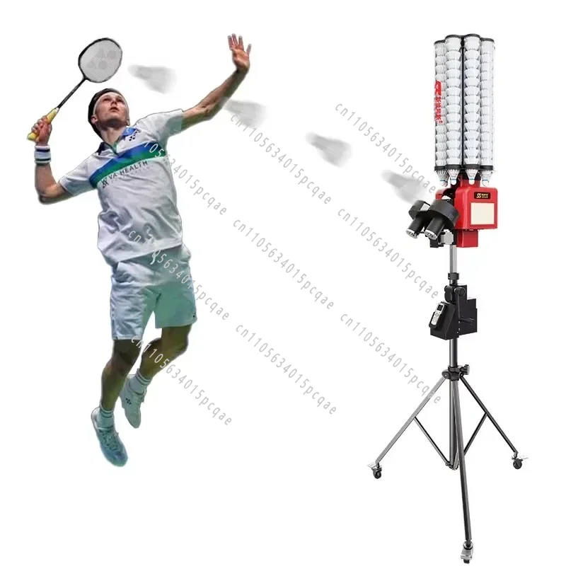 Badminton Training Machine With Large Capacity B5 New  ed Shuttlecock Shooting Machine