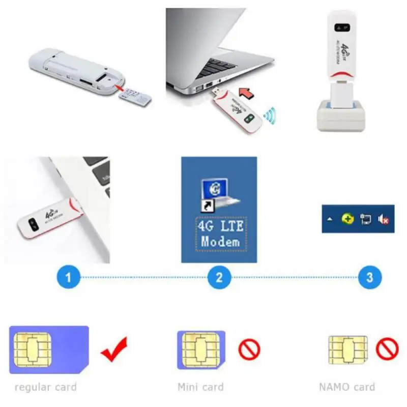 لاسلكي LTE موزع إنترنت واي فاي 4G بطاقة SIM المحمولة 150Mbps مودم USB جيب هوت سبوت دونغل موبايل برودباند لتغطية واي فاي المنزل