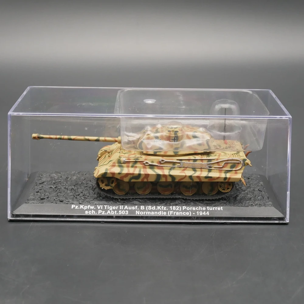 

Diecast Ixo 1:72 Scale Pz.Kpfw VI Tiger II Ausf.B German Tiger Heavy Tank Model Alloy Car Model Collectible Toy Gift Souvenir
