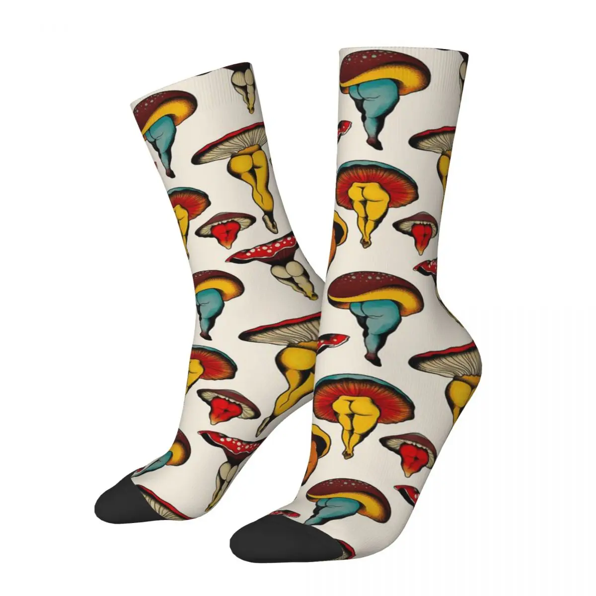 Sexy Mushroom Men Women Socks Windproof Applicable throughout the year Dressing Gifts