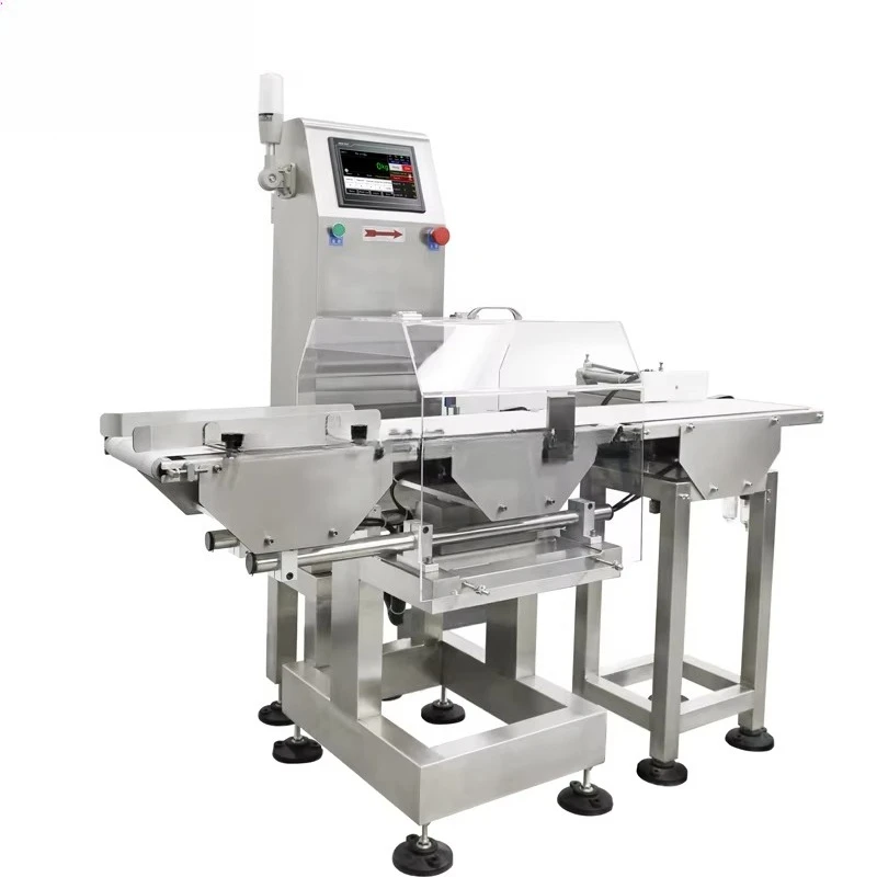 0.1g High Precision 0.5g Sorting Conveyor Customizable Belt Scale Alarm