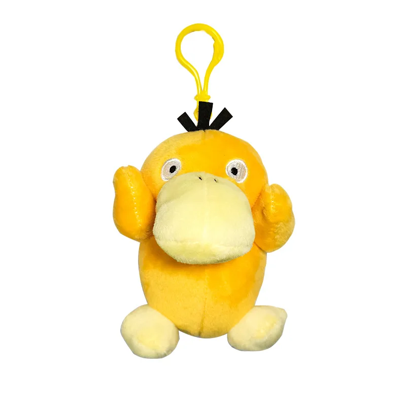 10Pcs/Lot Anime 12cm Pokemon Toys Figure Psyduck Stuffed Plush keychain Pendant Yellow Duck Plush Doll Toys Girl Xmas Gift