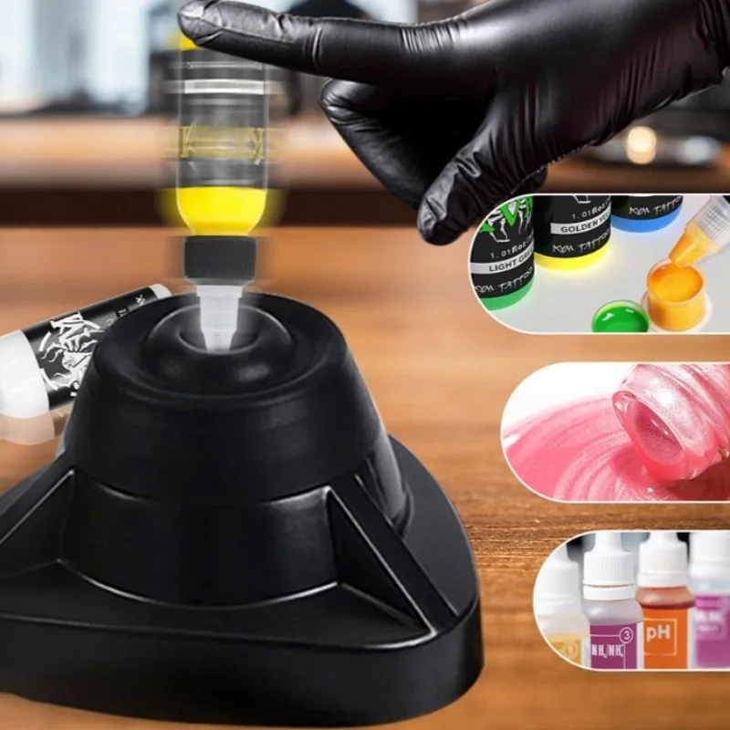 

Wireless Tattoo Paint Shaker Rechargeable Permanent Makeup Paints Stirrer Women Tattoos Ink Mixer Supplies for Micropigmentation