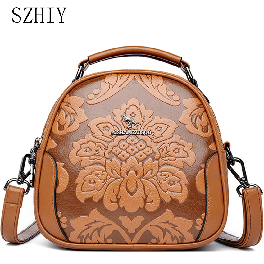 Print Handbags High Quality Shoulder Bag Ladies Luxury Designer Crossbody Leather Brand Side Bags for Women Gift Mom Sac De Luxe