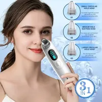 3 In 1 Electric Facial Blackhead Remover Vacuum Pore Cleaner Acne Cleanser Black Spots Removal Face Nose Deep Cleaning Tools