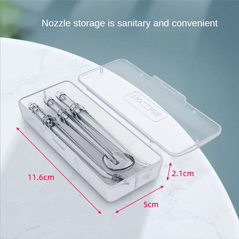 A66T-Oral Irrigator USB Rechargeable Water Flosser Portable Water Jet 330ML Water Tank Waterproof Teeth Cleaner