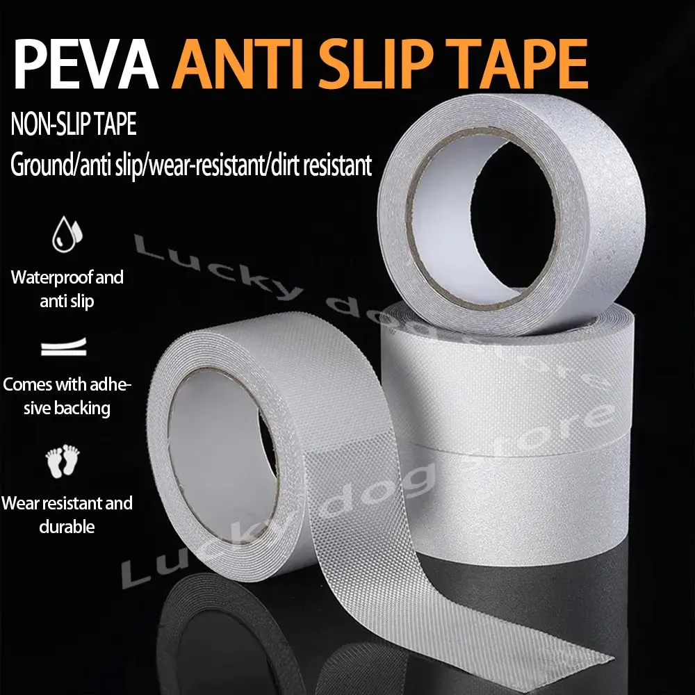 Floor PEVA Tape Rubber Strong Adhesive Waterproof Stairs Grip Sticker Step Bathroom Home Anti-slip Tape Non Slip Traction Tapes