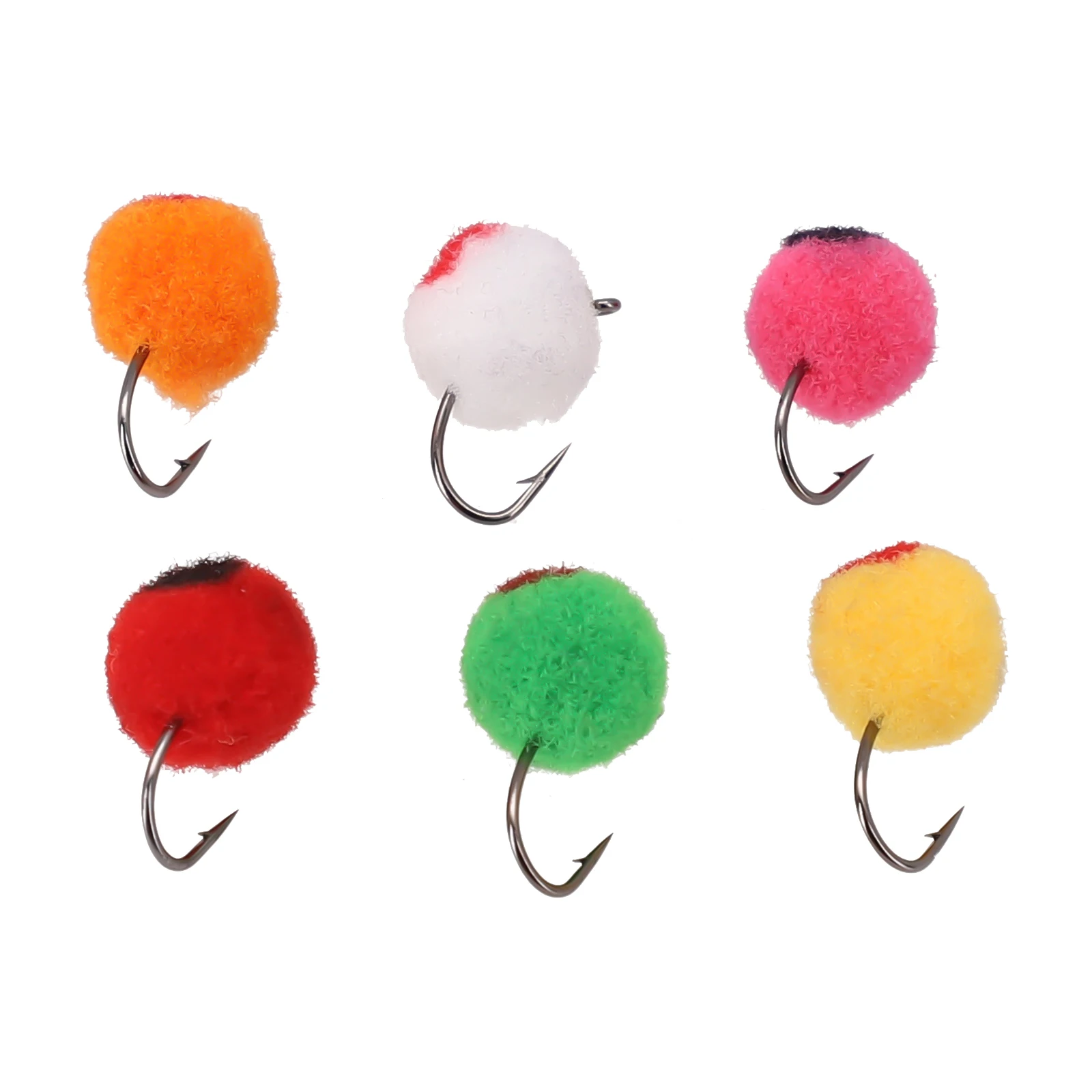 Brass Bead Egg Imitation Steelhead Fly Juicy Egg Imitation QTY Salmon Bead Head Spring Brass Bead Tips Steelhead