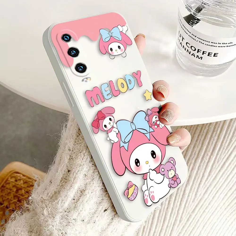 Cartoon Rosa My M-Melody Telefon Fall Für HUAWEI MATE 20 NOVA 3I 7 6 8I 9 P20 P30 P40 HONOR 20 50 9X X6B X7B X8B X9B X8 X9A Fall