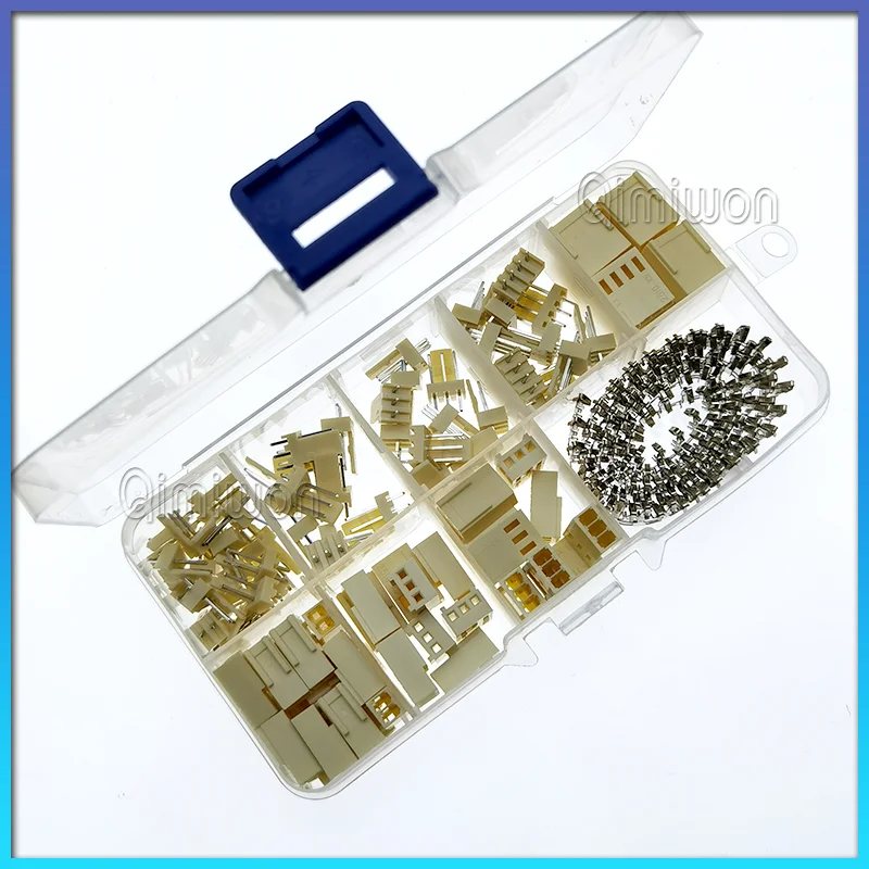 50 sets KF2510 Kit in box 2p 3p 4 pin 2.54mm Pitch Terminal / Housing / Pin Header Connectors Adaptor