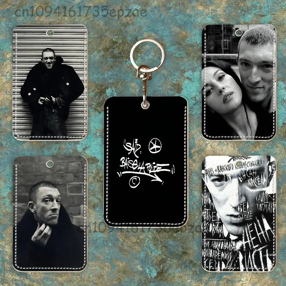 

La H-Haine Custom Access Card Case Leather Card Holder Keychain Key Ring Transportation Card Case Gifts