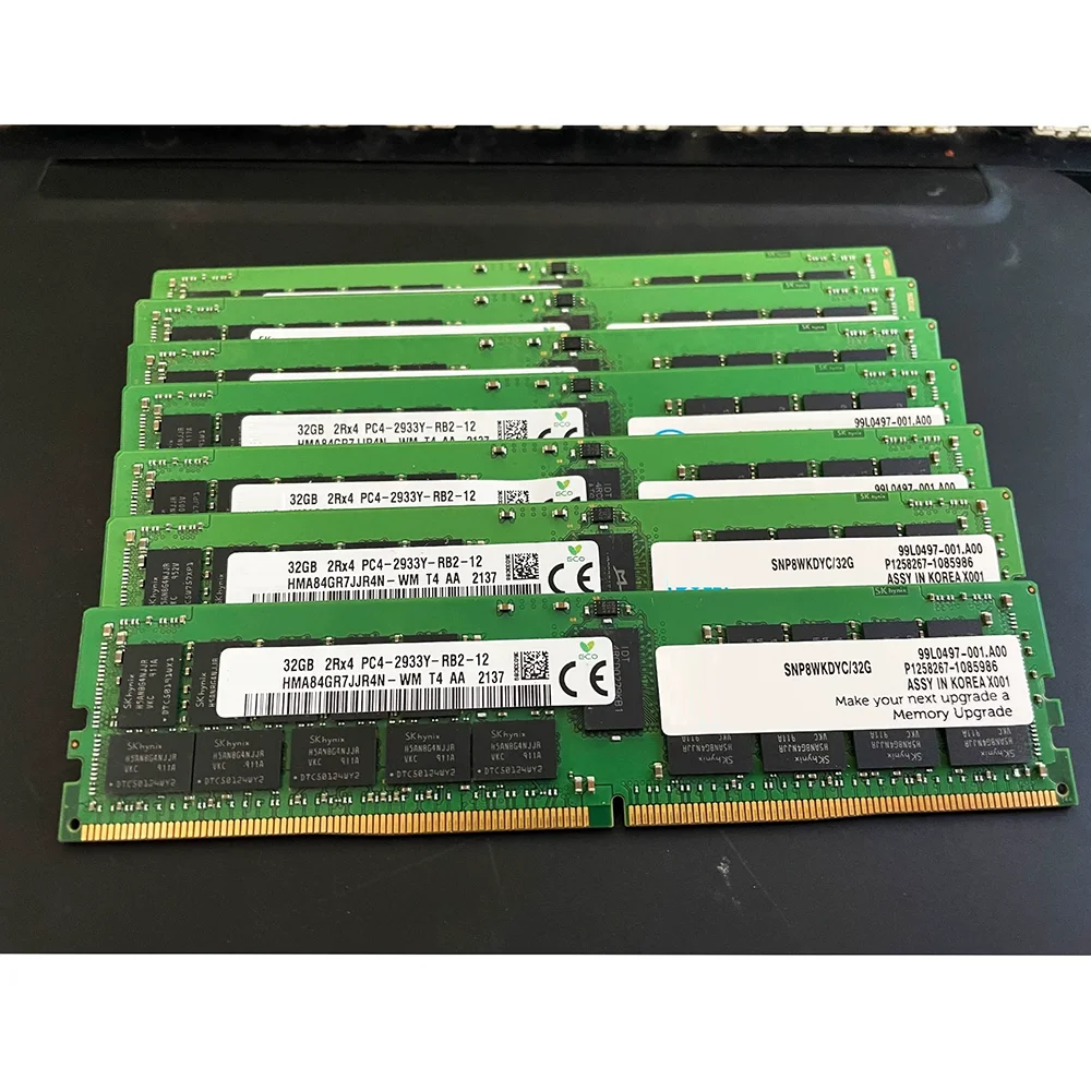 1 Pcs For DELL 32GB T5820 T7820 R7920 T7920 Workstation Memory 32G DDR4 2933 RDIMM RAM