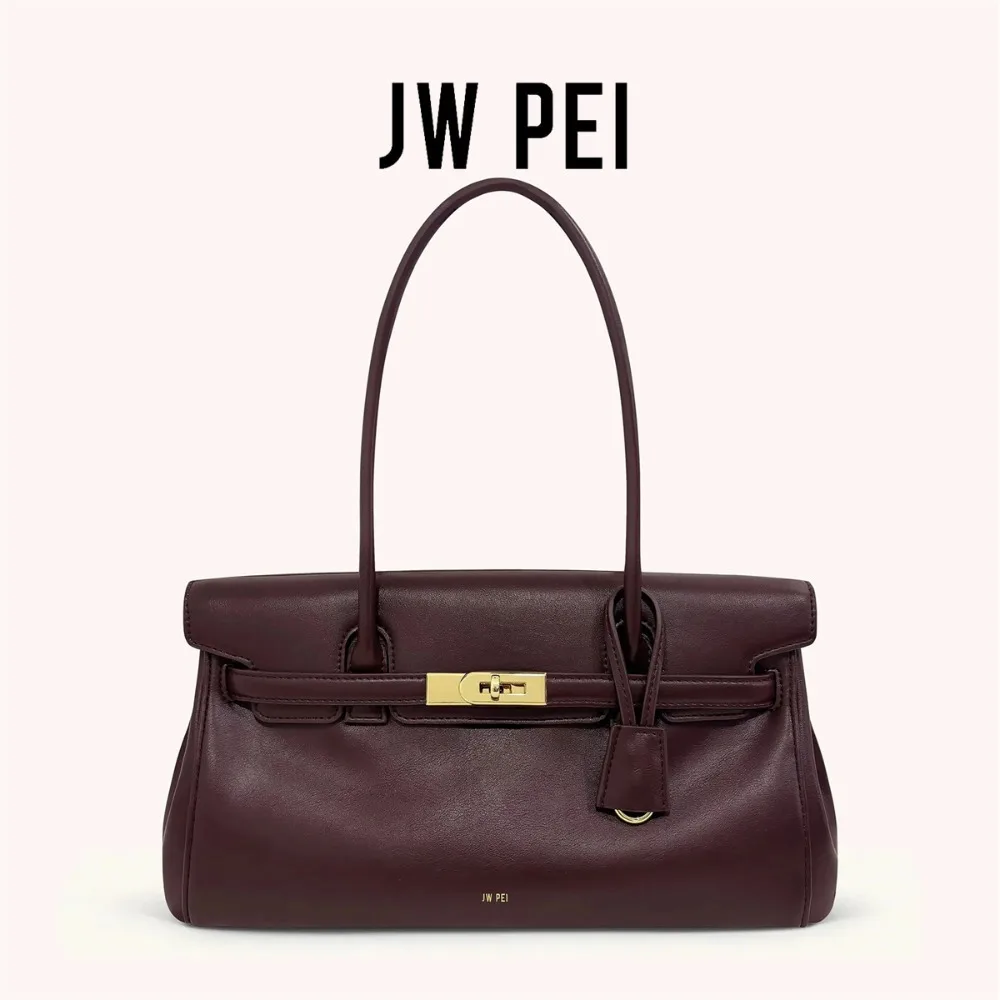 

JW PEI Yara Handbag for Women Tote Bag Black Vegan Leather Designer Shoulder Bag for Work Daily Commuting Pures 2025 New
