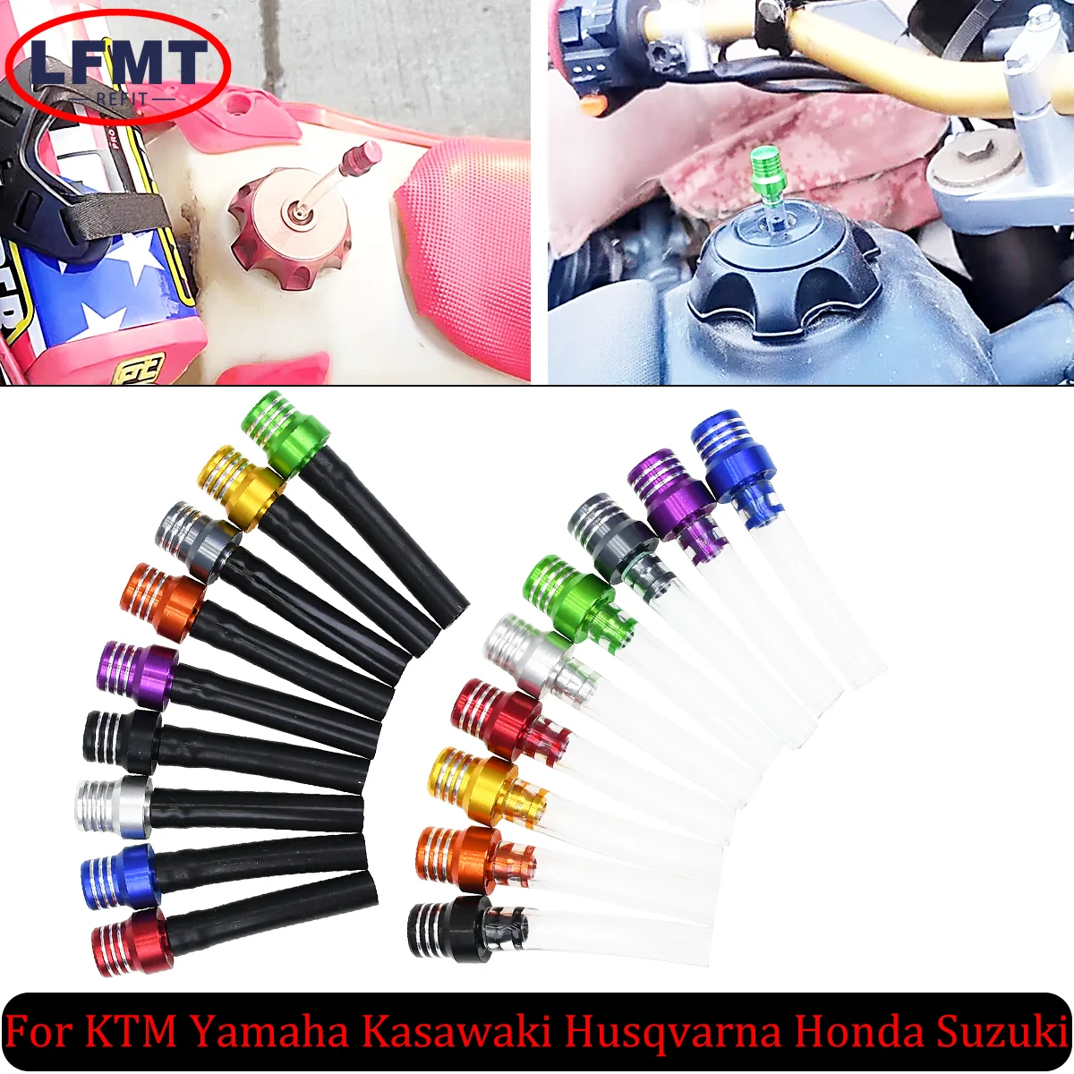 Motorcycle CNC Fuel Tank Air Vent Gas Cap Oil Vent For KTM YAMAHA HONDA EXCF EXC Kawasaki Suzuki CRF WR KXF YZ YZF ATV Motocross